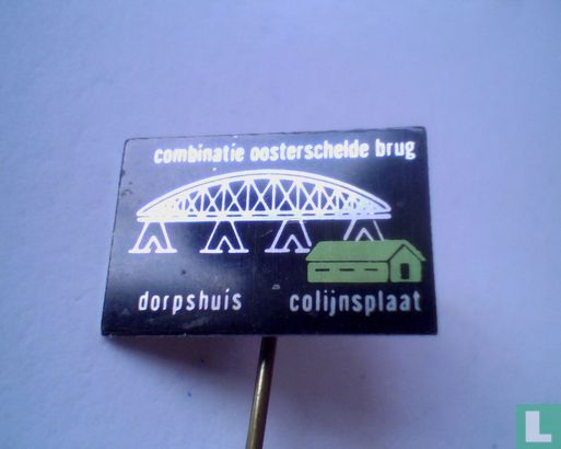 Combinatie oosterschelde brug dorpshuis Colijnsplaat