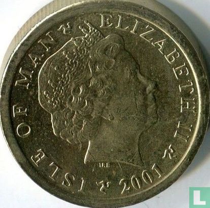 Isle of Man 1 pound 2001 - Image 1