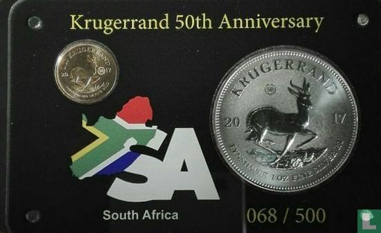 Afrique du Sud combinaison set 2017 "50th Anniversary Krugerrand" - Image 1