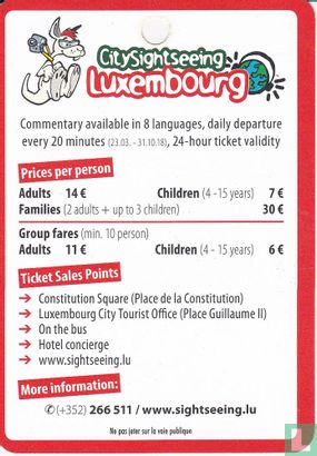 City Sightseeing Luxembourg  - Afbeelding 2