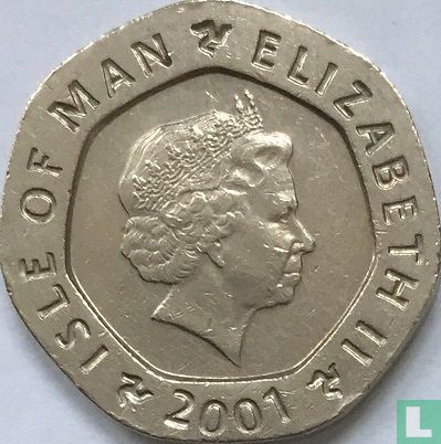 Man 20 pence 2001 - Afbeelding 1