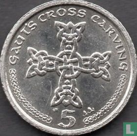 Isle of Man 5 pence 2002 (AA) - Image 2