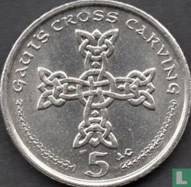 Isle of Man 5 pence 2002 (AC) - Image 2