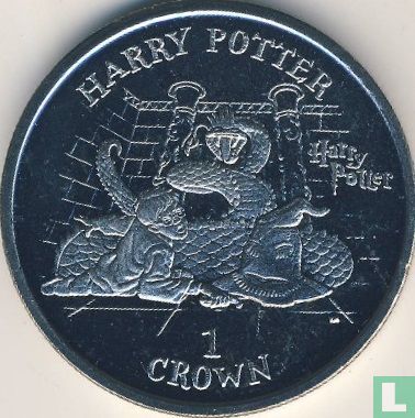 Man 1 crown 2002 "Harry Potter - Retrieving Gryffindor sword from sorting hat" - Afbeelding 2