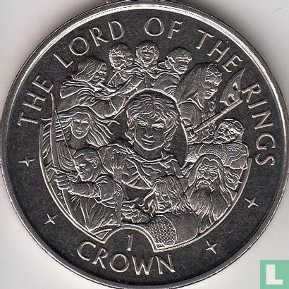 Isle of Man 1 crown 2003 "Lord of the Rings" - Image 2