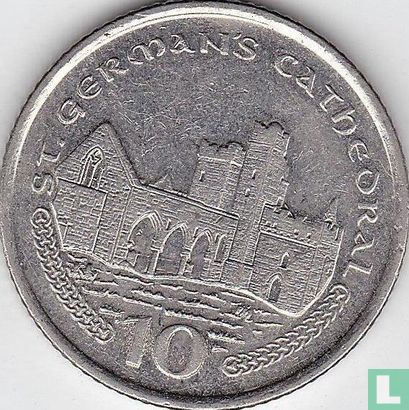 Insel Man 10 Pence 2003 - Bild 2
