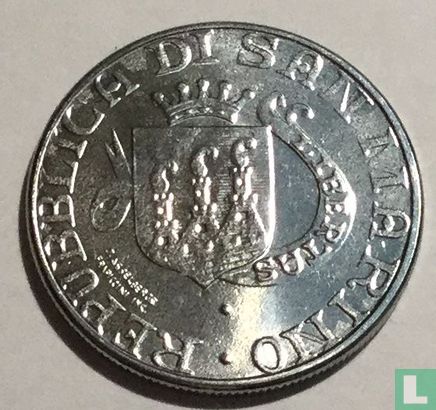 San Marino 100 lire 1989 "History" - Afbeelding 2