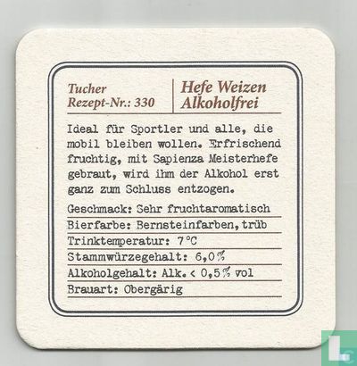 330 Tucher Da steckt viel Liebe drin. / Hefe Weizen Alkoholfrei - Image 1