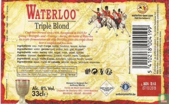 Waterloo Triple Blond - Afbeelding 2