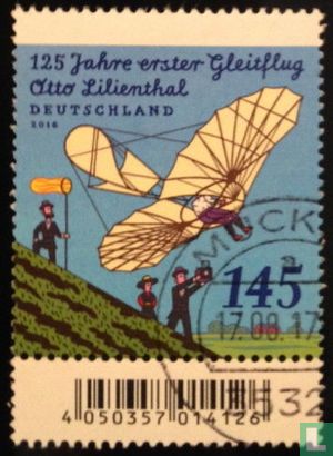 Eerste vlucht Otto Lilienthal  - Afbeelding 1