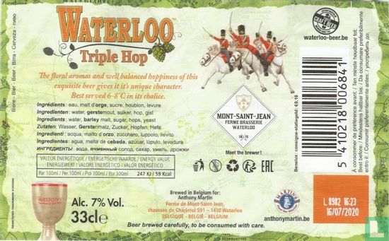 Waterloo Triple Hop - Afbeelding 2