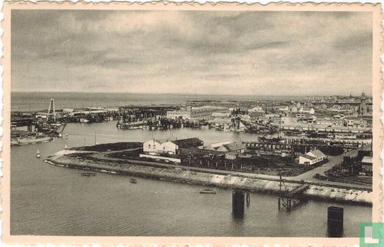 Zeebrugge panorama vissershaven