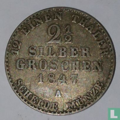 Lippe-Detmold 2½ Silbergroschen 1847 - Bild 1