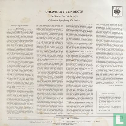 Stravinsky Conducts Le Sacre Du Printemps - Afbeelding 2