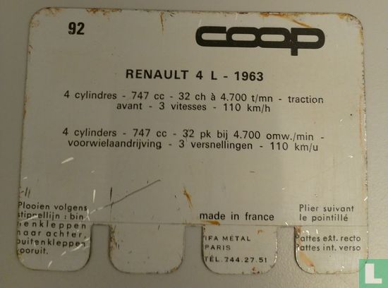 Renault 4L 1963 - Afbeelding 2