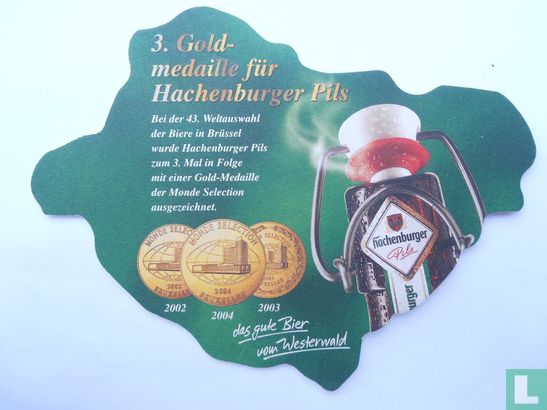 3. gold-medaille für Hachenburger Pils - Bild 1