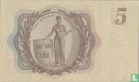 Zweden 5 Kronor 1955 - Afbeelding 2