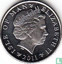 Man 5 pence 2011 - Afbeelding 1