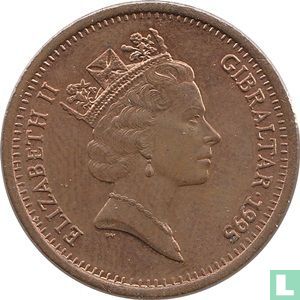 Gibraltar 2 pence 1995 (bronze - AB) - Image 1
