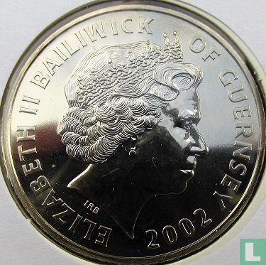 Guernsey 5 pounds 2002 (koper-nikkel) "The Golden Jubilee" - Afbeelding 1