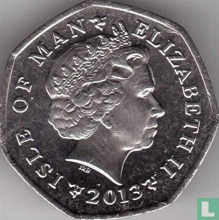 Isle of Man 50 pence 2013 (colourless - without AA) "Christmas 2013" - Image 1