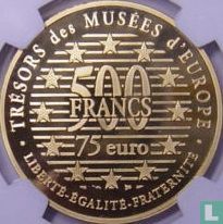 Frankreich 500 Franc / 75 Euro 1996 (PP) "The Thinker by Auguste Rodin" - Bild 2