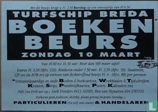 Turfschip Breda - Boekenbeurs