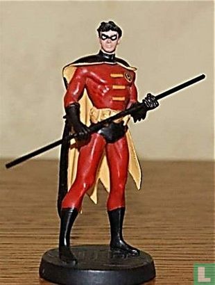 mini-Robin figure avec le personnel. DC Magazine Super Hero Collection # 6