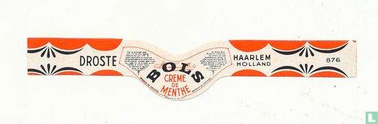 Bols Creme de Menthe - Droste - Haarlem Holland - Bild 1