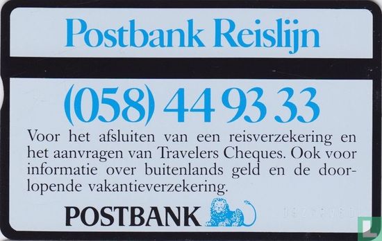 Postbank Reislijn (058) 44 93 33 - Afbeelding 1