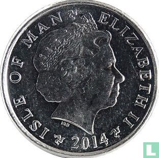 Man 5 pence 2014 (AA) - Afbeelding 1