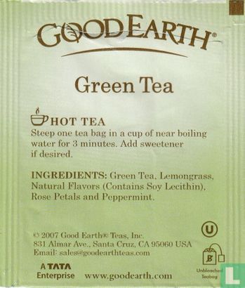 Green Tea  Lemongrass - Afbeelding 2