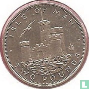 Île de Man 2 pounds 1986 - Image 2