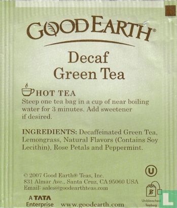 Decaf Green Tea Lemongrass  - Image 2