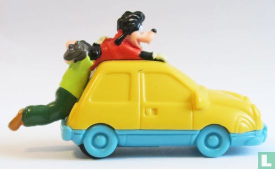 Goofy and Max in yellow car - Image 2