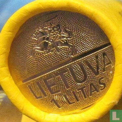 Litouwen 1 litas 2011 (rol) "European Basketball Championship" - Afbeelding 2