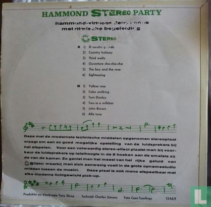 Hammond stereo party - Afbeelding 2