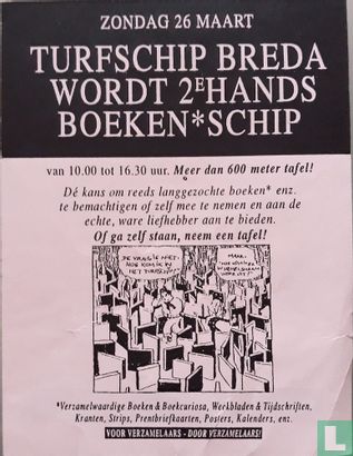 Turfschip Breda wordt 2e hands boeken * schip - Image 1