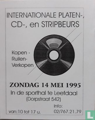 Internationale platen-, CD-, en stripbeurs