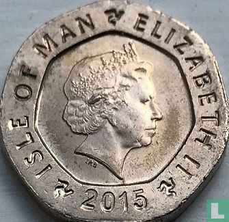 Isle of Man 20 pence 2015 (AA) - Image 1