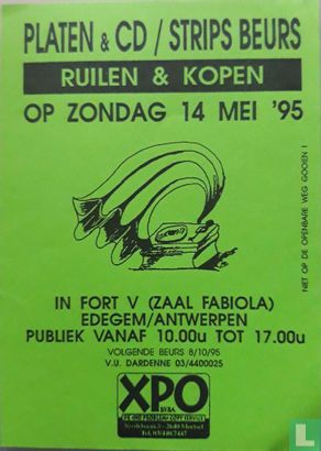 Platen & CD / strips beurs - Ruilen & kopen - Op zondag 14 mei '95