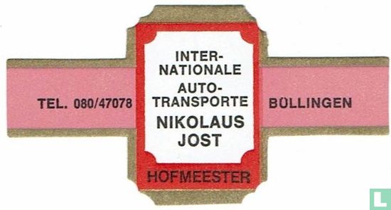 Internationale Autotransporte Nikolaus Jost - Tel. 080/47078 - Büllingen - Bild 1