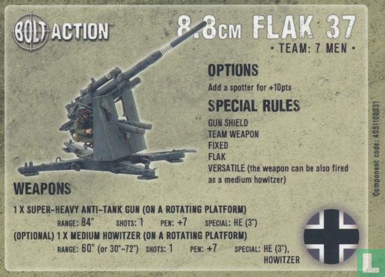 8.8cm Flak 37 - Afbeelding 2