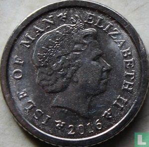 Man 5 pence 2016 (AA) - Afbeelding 1