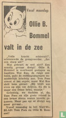 Vanaf maandag: Ollie B. Bommel valt in de zee - Image 1