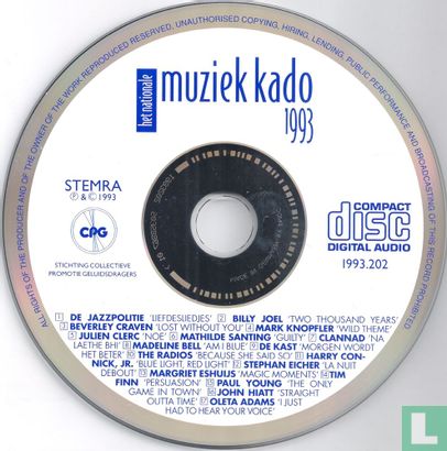Het Nationale Muziek Kado 1993 - Afbeelding 3