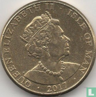 Isle of Man 1 pound 2017 - Image 1