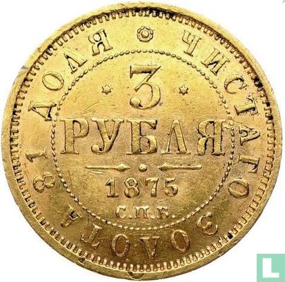 Russia 3 rubles 1875 - Image 1