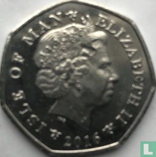 Man 50 pence 2016 (AB) - Afbeelding 1