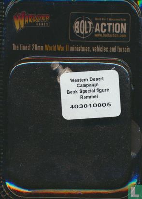 Western Desert Campaign Book Spezielle Figur-Unordnung